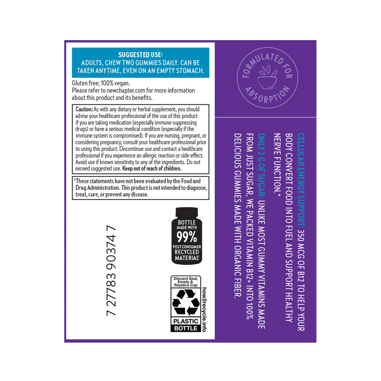 Cellular Energy Vitamin B12+ Gummies - Image 7