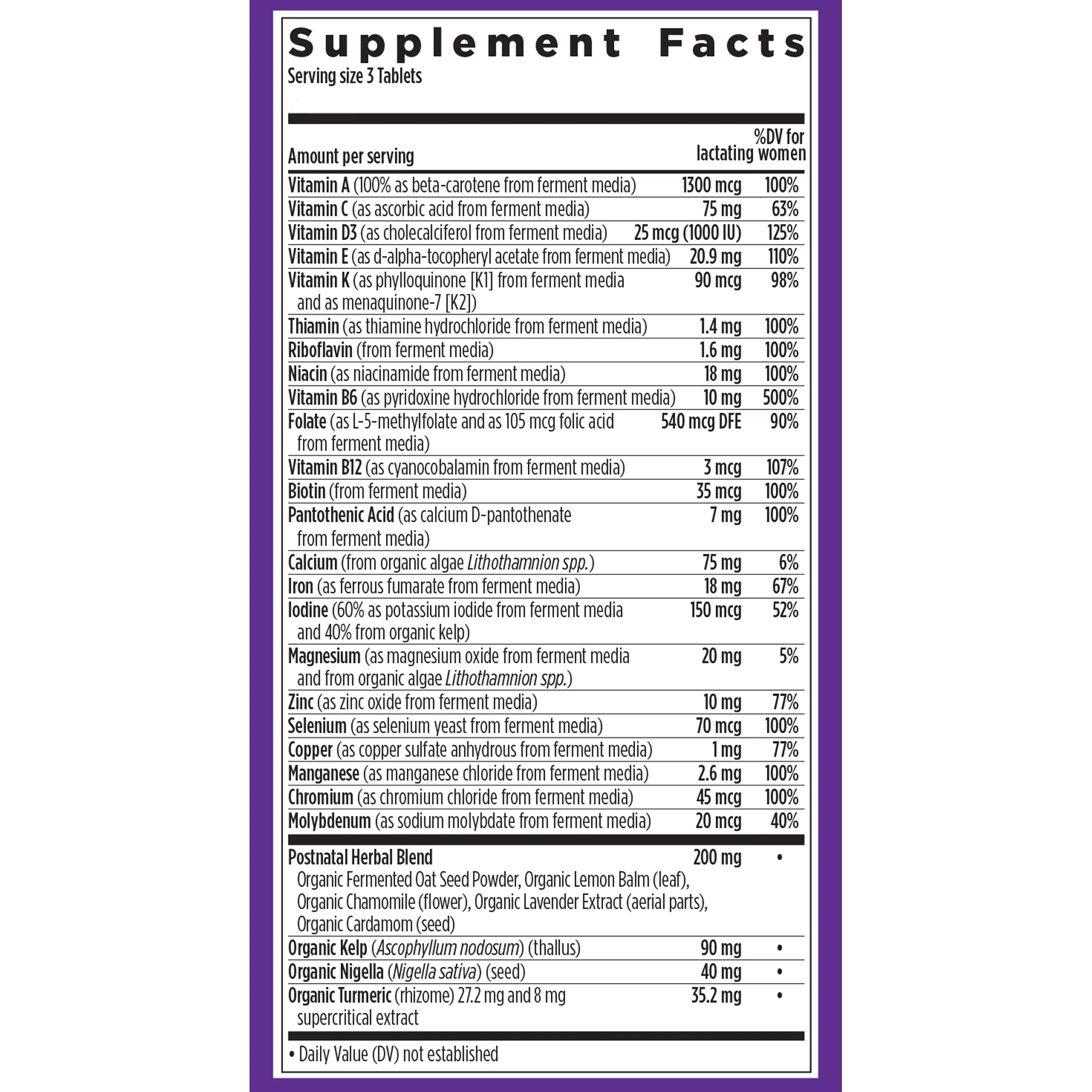 Perfect Postnatal™ Multivitamin - Image 8